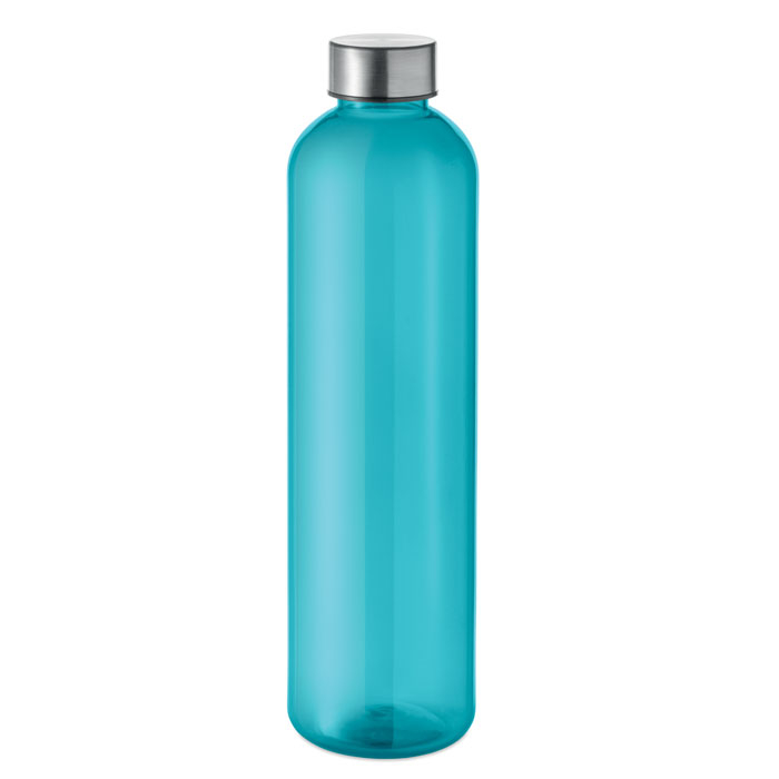 Bouteille personnalisable 1 L en RPET anti-fuite Utah Remax Bleu transparent